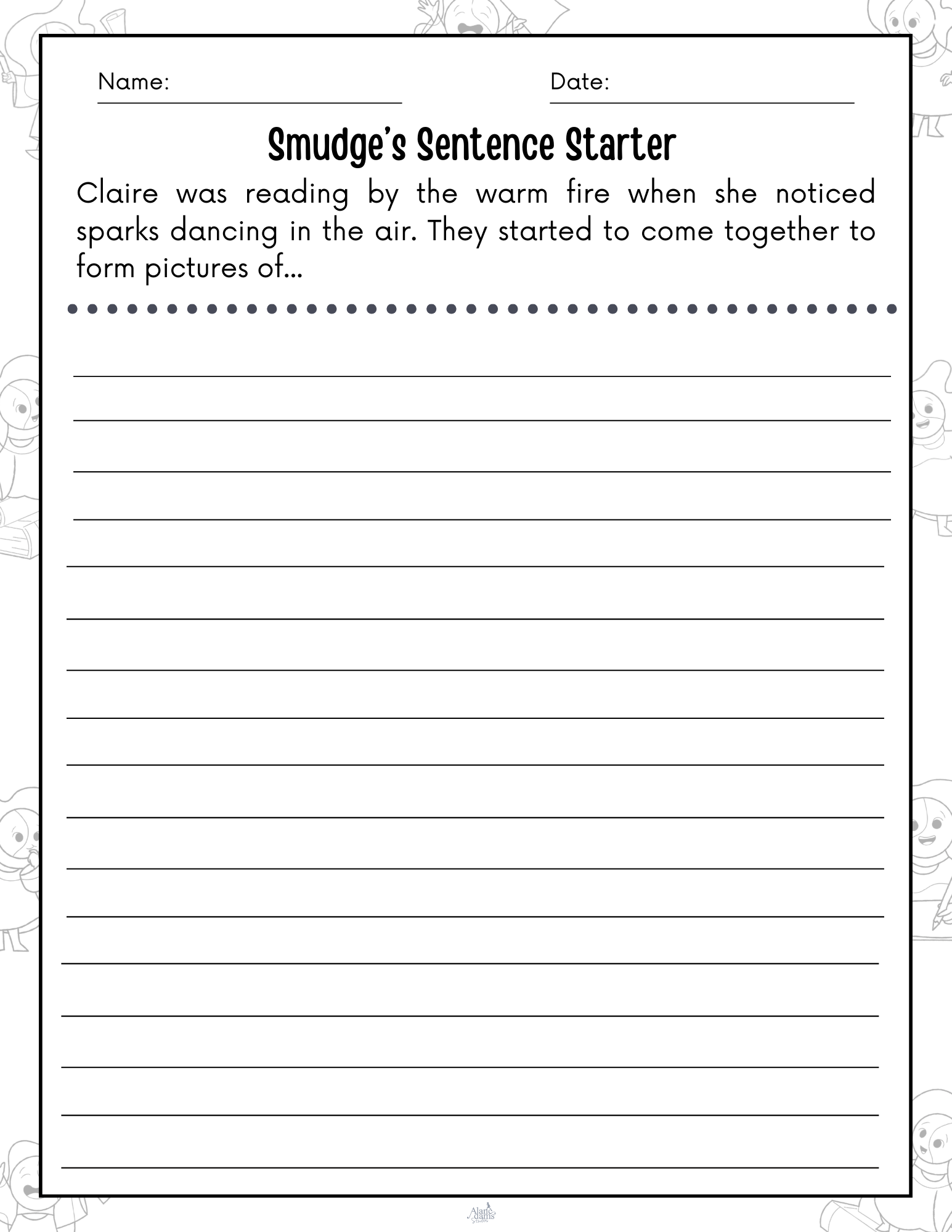 December 12th Sentence Starter